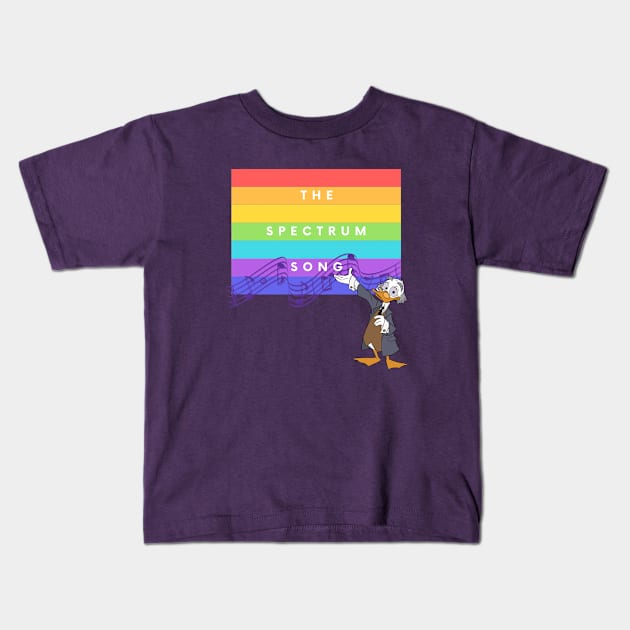 The Spectrum Song Kids T-Shirt by Amores Patos 